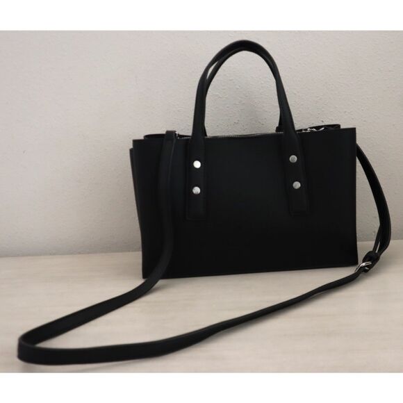 DKNY R53DAN01 Black PU Leather Marla Triple Compartment Shoulder/X-body Bag - Picture 2 of 16